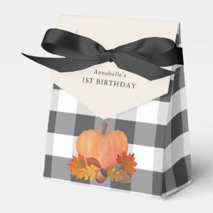 Pumpkin Laranja Cai Deixa Aniversário Caixa