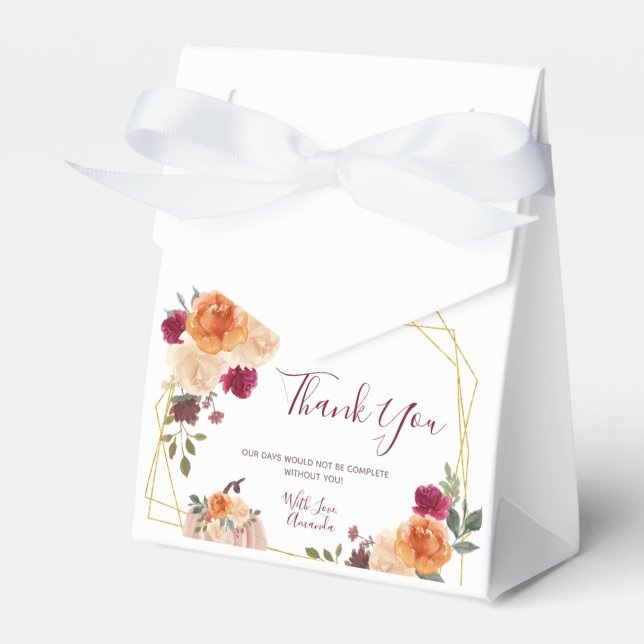 Pumpkin Laranja Quebra Floral Quebra no Amor Caixa (Frente)