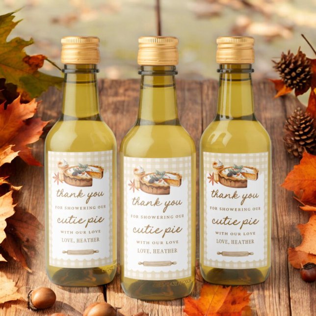 Pumpkin Little Cutie Pie Chá de fraldas Favor (Criador carregado)