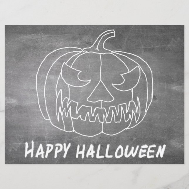 Pumpkin para a aparência do quadro do Dia das Brux (Frente)