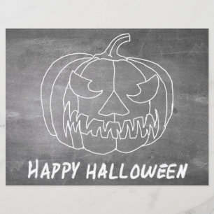 Pumpkin para a aparência do quadro do Dia das Brux