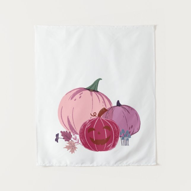 Pumpkin para falar sobre a tapeçaria rosa (Frente)