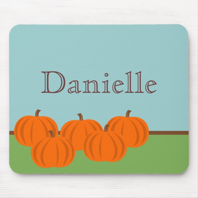 Pumpkin Patch Halloween Mousepad (Frente)