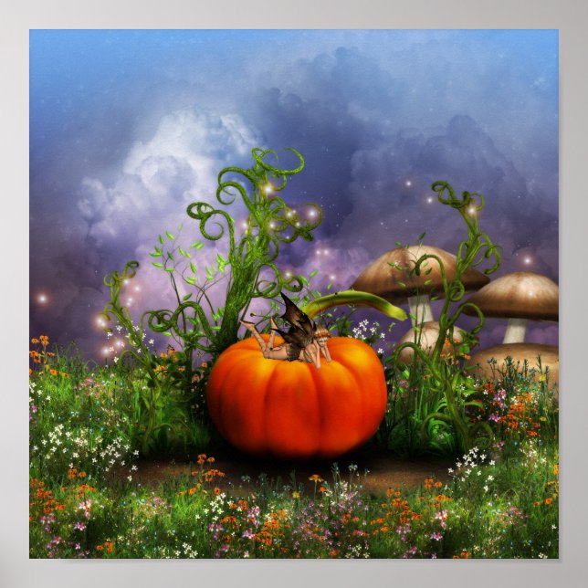 Pumpkin Pixie Poster (Frente)