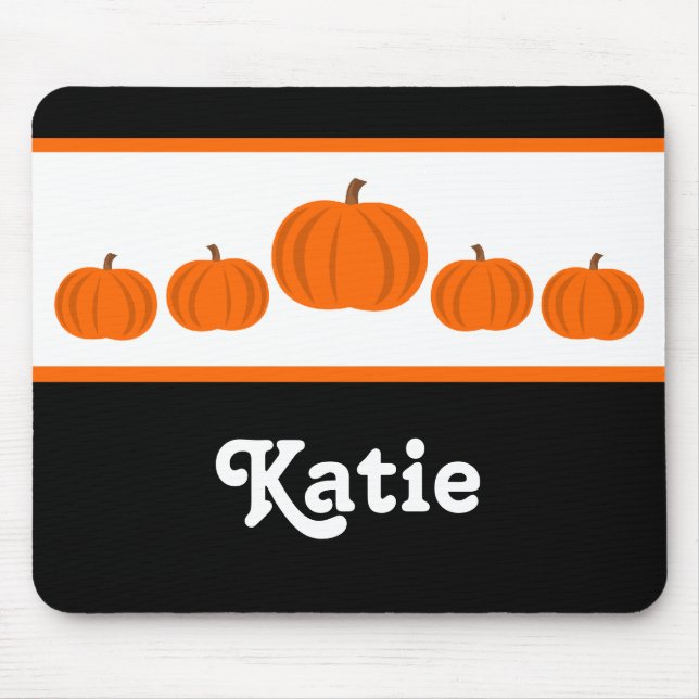 Pumpkin Row Halloween Mousepad (Frente)