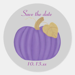 Pumpkin Roxo, Folha Dourada, Guarde os adesivos