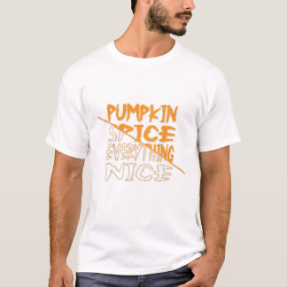 Pumpkin Spice Tudo Bela Camisa Do Dia das Bruxas