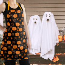 Pumpkins e patas lindas, preto-e-branco, para o Di