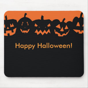 Pumpkins Halloween Halloween Festivo Mouse Pad
