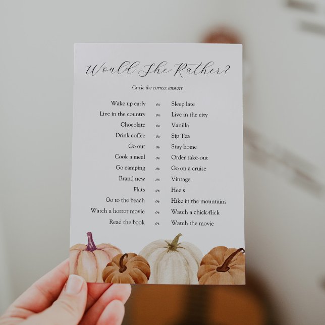 Pumpkins Iria Ela Preferencialmente Cartão De Jogo (Criador carregado)