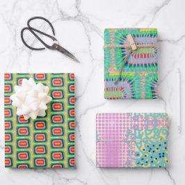 PUNCHY GRAPHIC WRAPPING PAPHIC