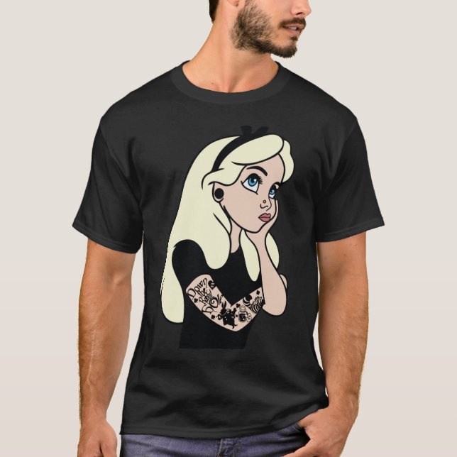 Punk Alice no País das Maravilhas - Camisa Essenci (Frente)