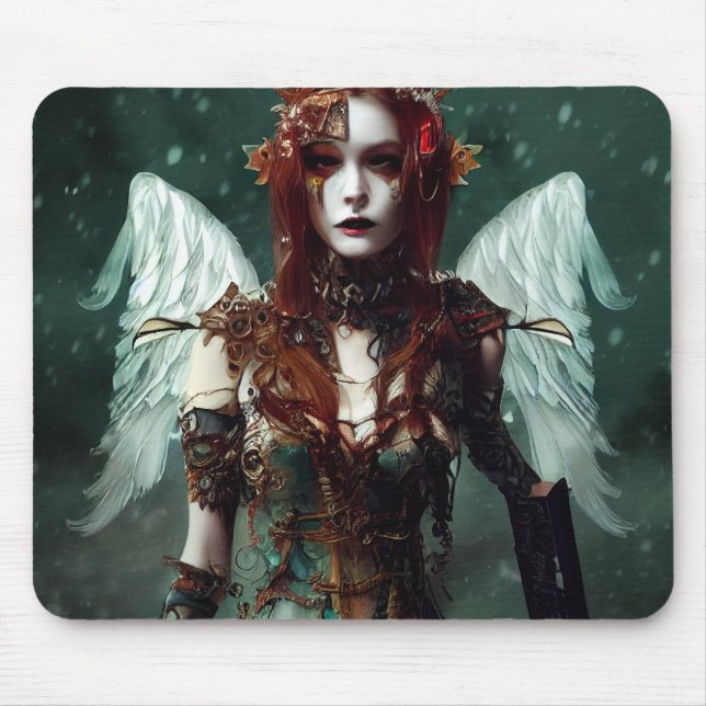 Punk Angel_Digital Art Mouse Pad (Frente)