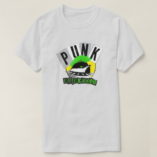 Punk Chickadee T-Shirt (Frente do Design)