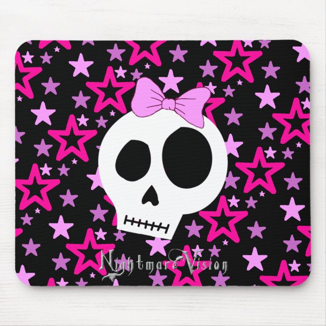 Punk estrelado Mousepad (Frente)