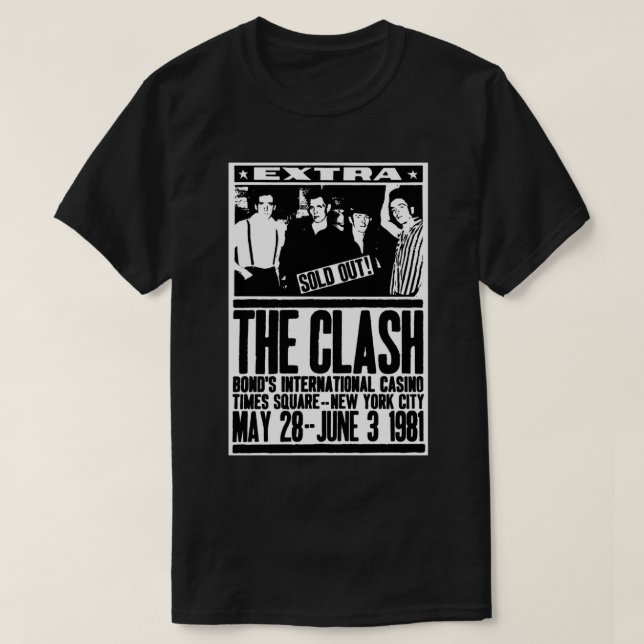Punk Rock Classic T-Shirt (Frente do Design)