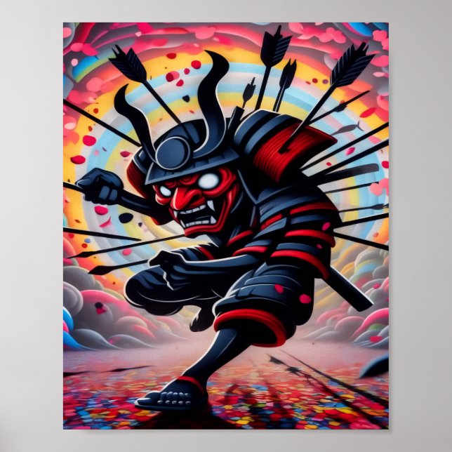 Punk Samurai Poster (Frente)