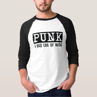 Punk: Uma era avançada de música / T-Shirt preto