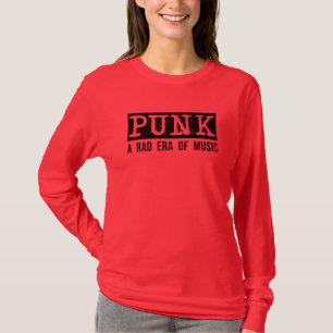 Punk: Uma era avançada de música / T-Shirt preto