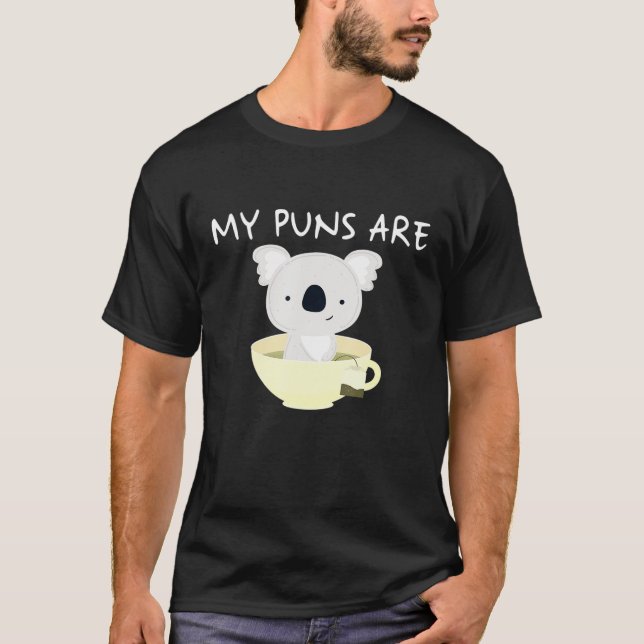 Puns São Camisa De Chá Koala (Frente)