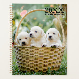 Puppies do laboratório Livro do Planejador Mensal