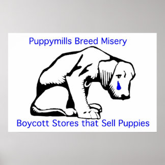 Puppy Mills Breu Poster de Miséria