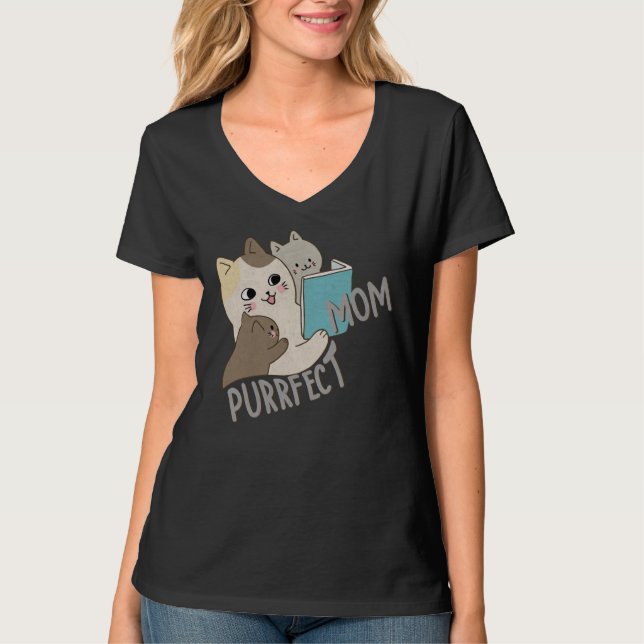 Purefeito Mãe T-Shirt (Frente)