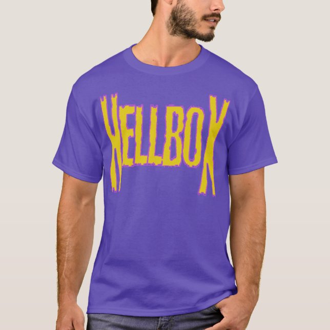 Puro com letra amarela Camisa Hellbox (Frente)