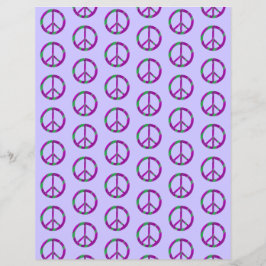 Puro Verde Mistura Sinais de Paz Papel de Lavanda