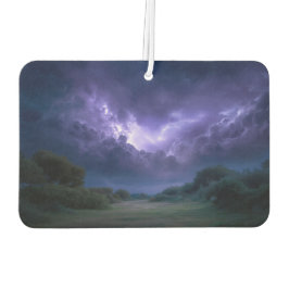 purple blue storm landscape art