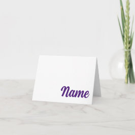 PURPLE CHEER Ft. Vale, Cartão de Nota Personalizad