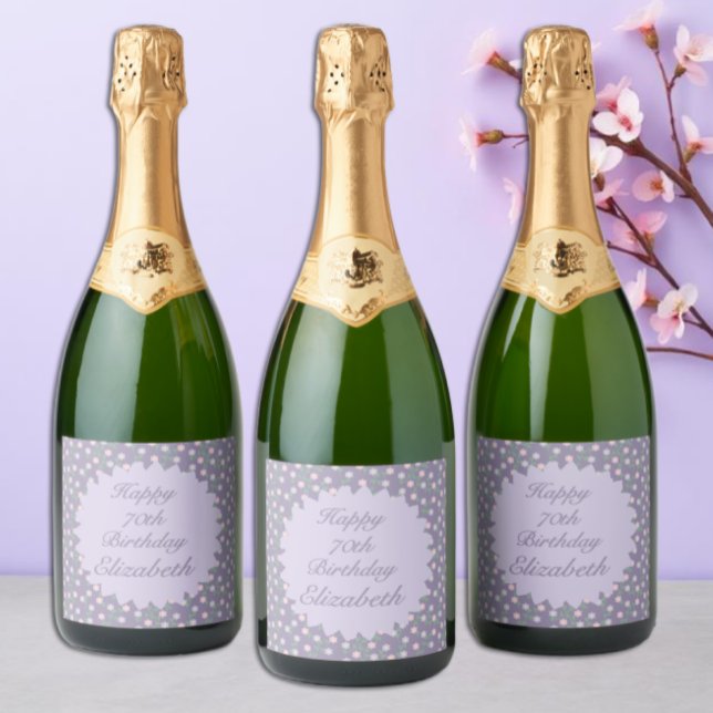 Purple Floral Birthday (Criador carregado)