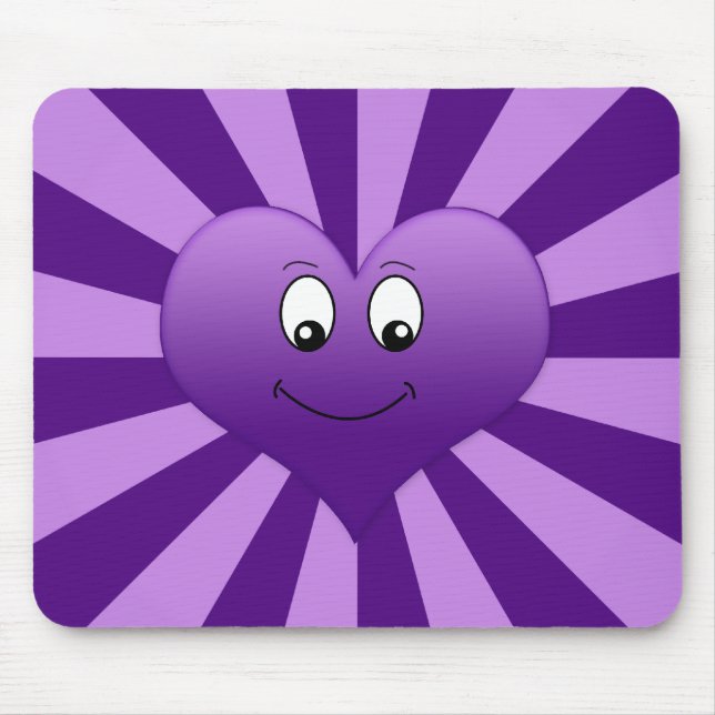 Purple Heart pateta Mousepad (Frente)