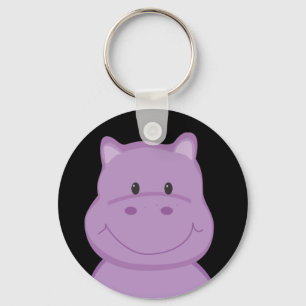 Purple Hippo Chaveiro