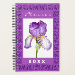 Purple Iris | Planejador de Arte Floral de Aquarel