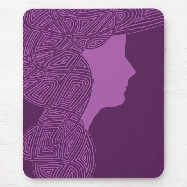 Purple Lady Mousepad (Frente)