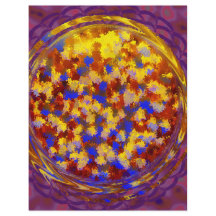 Purple Potpourri Scrapbook Paper 2-Sided Page