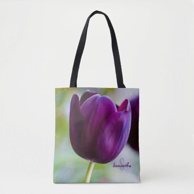 Purple Tulip Tote bag (Frente)