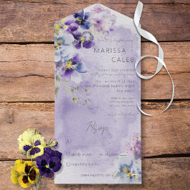 Purple & Yellow Floral Modern No Janto