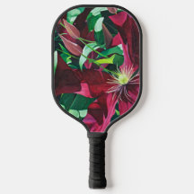 Púrpura Clematis Floral Pickle Paddle