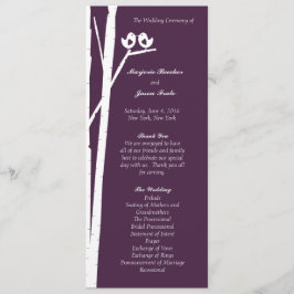Púrpura do Programa de Casamento de Aves