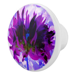 Púrpura e preto Cactus Dahlia