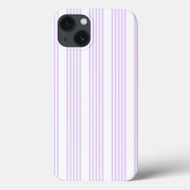 Púrpura Lilac e cinco faixas brancas (Verso)