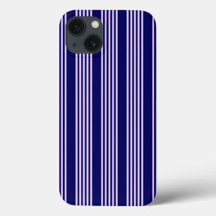 Púrpura Lilac e marinho azul cinco faixas