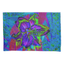 Púrpura Psicodélica e Verde limão Flor