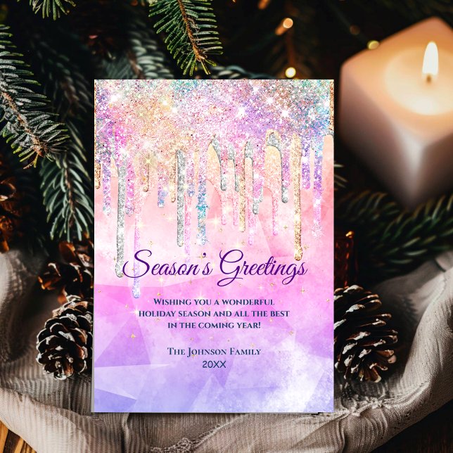 Púrpura rosa-chique brilha ano novo Natal (Criador carregado)