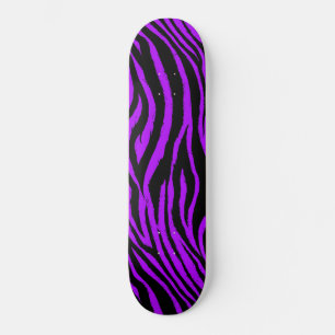 Púrpura Zebra - skate Deck