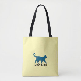 "PURR BABY - LEMON" - SACO DE TOTE