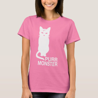 Purr Monster T-Shirt em cores escuras