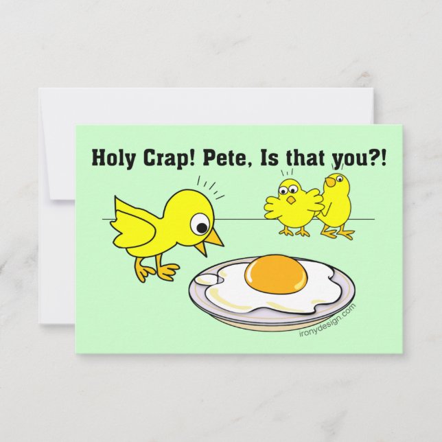 Puta que pariu! Pete, é você? (Frente)